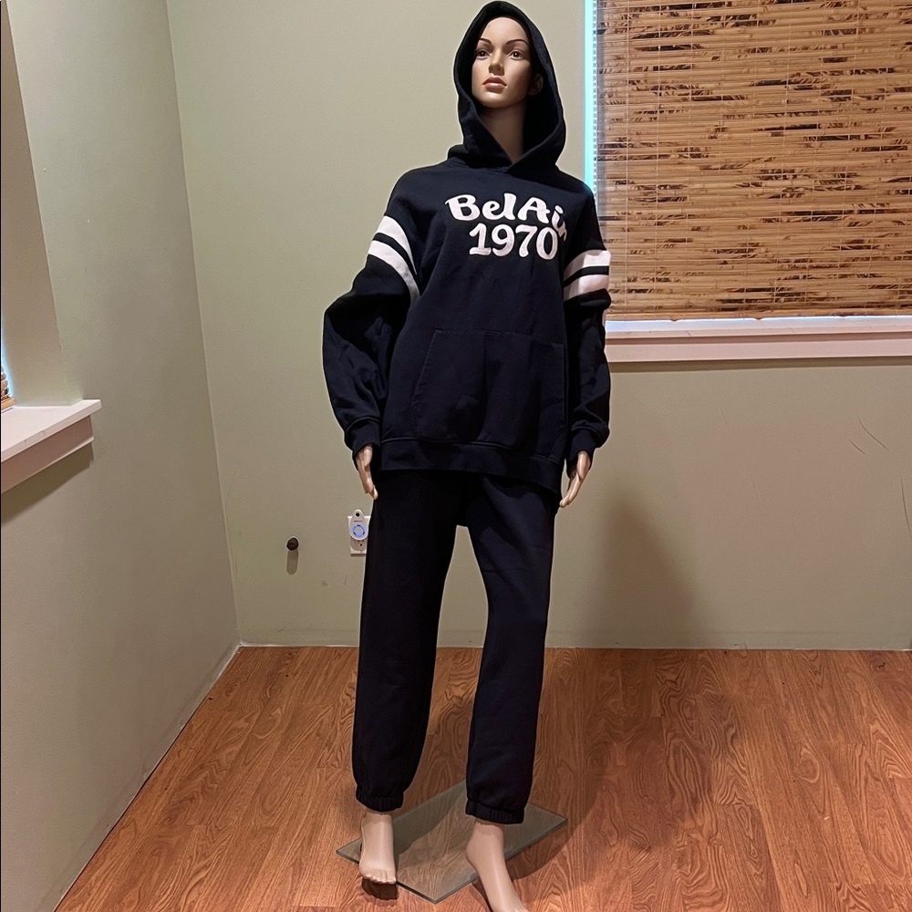 Zara Navy 1970 Women's Hoodie and Jogger Set M:L